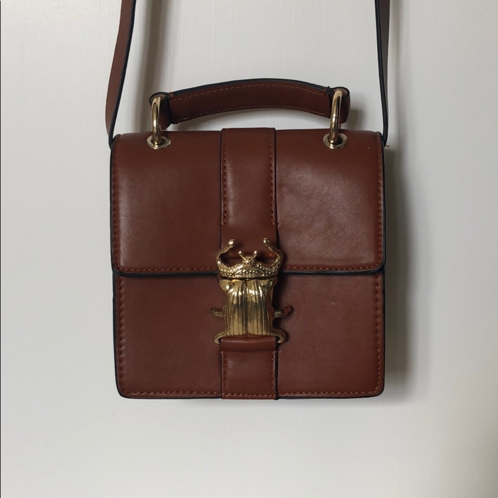 Zara Tan mini bag with adjustable strap